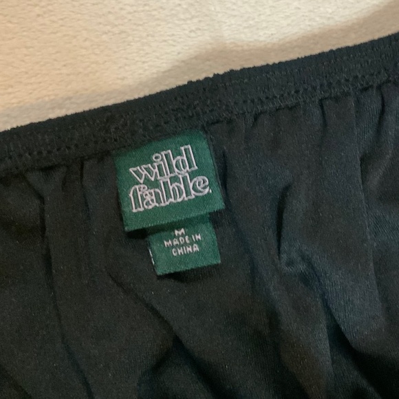 Wild Fable Black M High low Dress key hole front Minimalist Scandi Girl Normcore - Picture 4 of 8